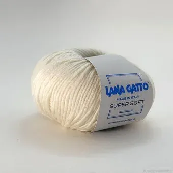 Lana Gatto Super Soft 978 50 г 125 м (молочный)