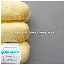 Lana Gatto Super Soft 8968 50 г 125 м (светлый лимон)