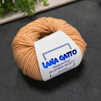 Lana Gatto Super Soft 8965 50 г 125 м (персик)