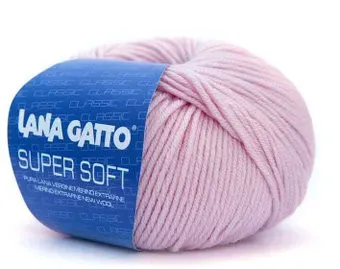 Lana Gatto Super Soft 5284 50 г 125 м (розовый)