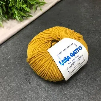 Lana Gatto Super Soft 14468 50 г 125 м (горчица)