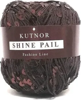 Kutnor Shine Pail 26 50 г 120 м (коричневый с коричневыми пайетками)