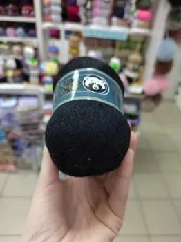 KnitFashion Пух норки м18 50 г 350 м (черный)