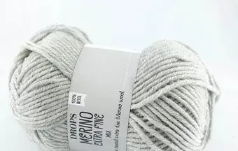 Drops Design Merino Extra Fine 50 г 105 м 05 (серый меланж)