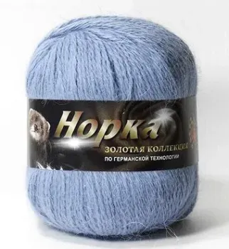 Color City Норка 50 г 320 м 847 (светло-стальной/серо-голубой)