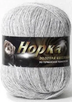 Color City Норка 50 г 320 м 802 (светло-серый меланж)