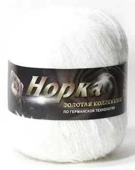 Color City Норка 50 г 320 м 801 (белый)