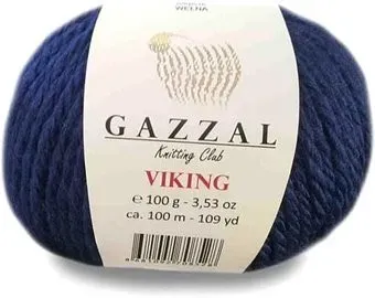 Gazzal Viking 4019 100 г 100 м (темно-синий)