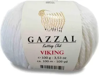 Gazzal Viking 4009 100 г 100 м (белый)