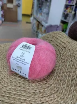 Gazzal Super Kid Mohair 64430 25 г 237 м (коралловый)