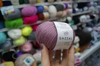 Gazzal Baby Wool XL 843 50 г 100 м (сухая роза)
