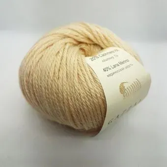 Gazzal Baby Wool XL 839 50 г 100 м (светло-бежевый/молочный бежевый)