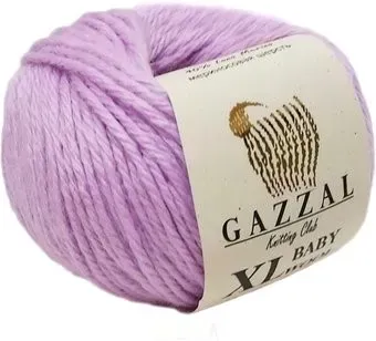 Gazzal Baby Wool XL 823 50 г 100 м (светло-сиреневый)