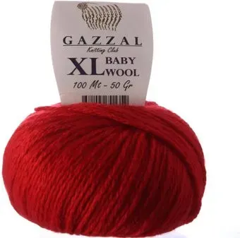 Gazzal Baby Wool XL 811 50 г 100 м (красный)