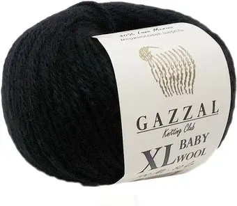 Gazzal Baby Wool XL 803 50 г 100 м (черный)