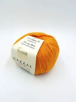 Gazzal Baby Wool 837 50 г 175 м (оранжевый/морковка)