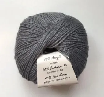 Gazzal Baby Wool 818 50 г 175 м (темно-серый)