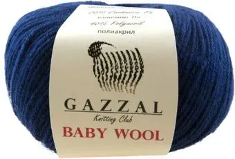 Gazzal Baby Wool 802 50 г 175 м (синий)