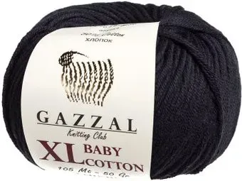 Gazzal Baby Cotton XL 3433 50 г 105 м (черный)