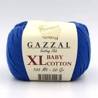 Gazzal Baby Cotton XL 3421 50 г 105 м (василек)