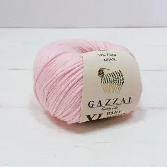 Gazzal Baby Cotton XL 3411 50 г 105 м (нежно-розовый)