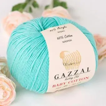 Gazzal Baby Cotton 3452 50 г 165 м