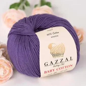 Gazzal Baby Cotton 3440 50 г 165 м