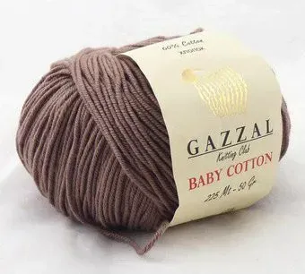 Gazzal Baby Cotton 3434 50 г 165 м (латте)