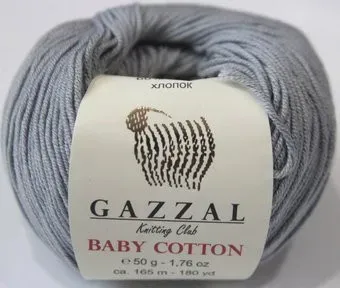 Gazzal Baby Cotton 3430 50 г 165 м