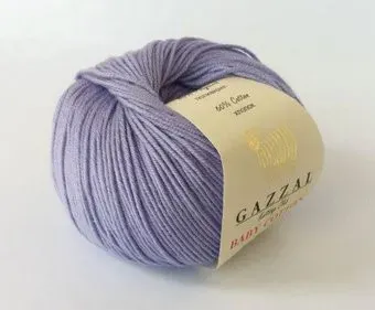 Gazzal Baby Cotton 3420 50 г 165 м (лаванда)