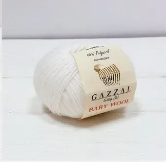 Gazzal Baby Cotton 3410 50 г 165 м (молочный)