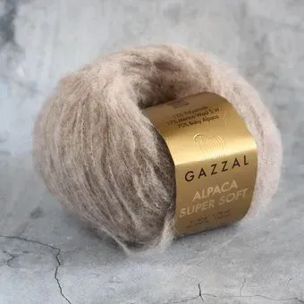 Gazzal Alpaca Super Soft 106 50 г 140 м (бежевый)
