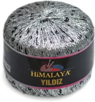 Himalaya Yildiz 58108 (серебро с черными пайетками)