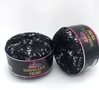 Himalaya Yildiz 58109 (черный с серебристыми пайетками)