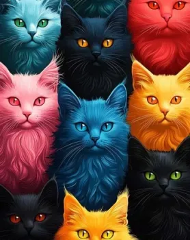 Феникс+ Цветные коты 70826