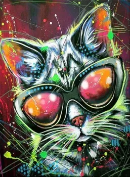 Молли Стильный кот 40x50 FHR0582