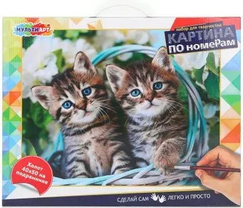 MultiArt Котики CANV40X50-115356