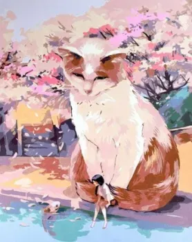 Феникс+ Кот и девочка 67952