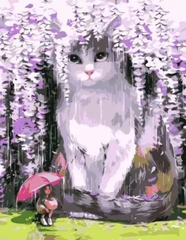 Феникс+ Кот в сакуре 67932