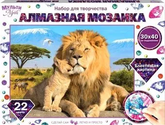 MultiArt Львы AM30X40-LIONS