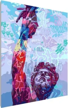 PaintLine Дионис статуя граффити 2037727145668