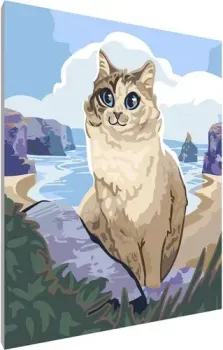 PaintLine Кот на берегу 2037305574491