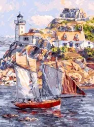 Белоснежка Франция. Бретань. Карантек 351-AS
