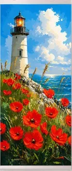 Молли Алые маки у маяка 26x60 HRM0101