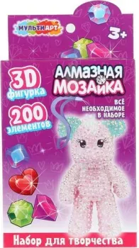 MultiArt Фигурка-брелок Мишка DIAFIGTED-126490