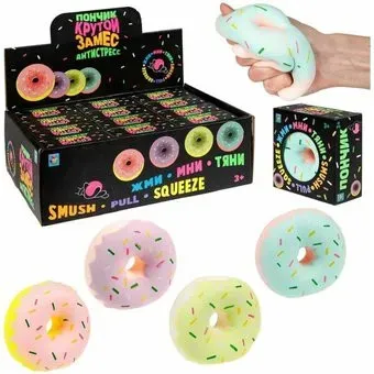 1toy Жмяка Пончик Т24577