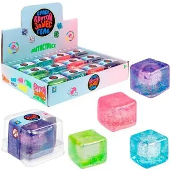 1toy Жмяка Супергель куб Т24585