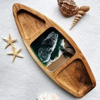 Wood_N_Sea Лодочка с черепахой