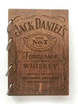 Творческая мастерская "Пуговка" Анастасии Минич А5 на кольцах Jack Daniels