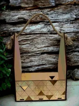 Florbox Интерьерный из берёзовой фанеры 25x13.5x33 см